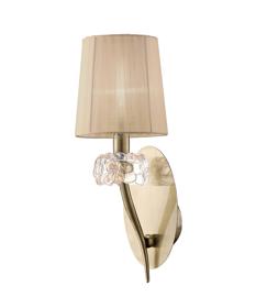 Loewe Antique Brass-Soft Bronze Wall Lights Mantra Armed Wall Lights Loewe Antique Brass-Soft Bronze Wall Lights Mantra Armed Wall Lights